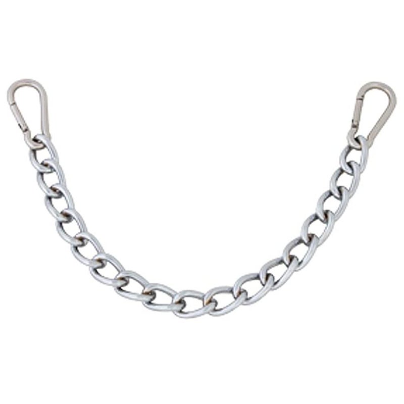 HILASON 9-1/2" Western Easy Clip Curb Bit Chain Heavy Duty Chrome Steel W/snap | Horse Chin for Bits Horses